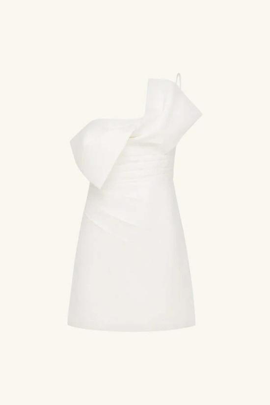  Shona Joy 숏 원피스 쇼나 조이 오티스 트위스트 노트 미니 드레스 아이보리 - OTHER BRANDS