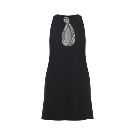 26SS 발렌티노 가라바니 숏 원피스 8B0VAKD51CF CRC NERO GOLD SILVER - VALENTINO GARAVANI