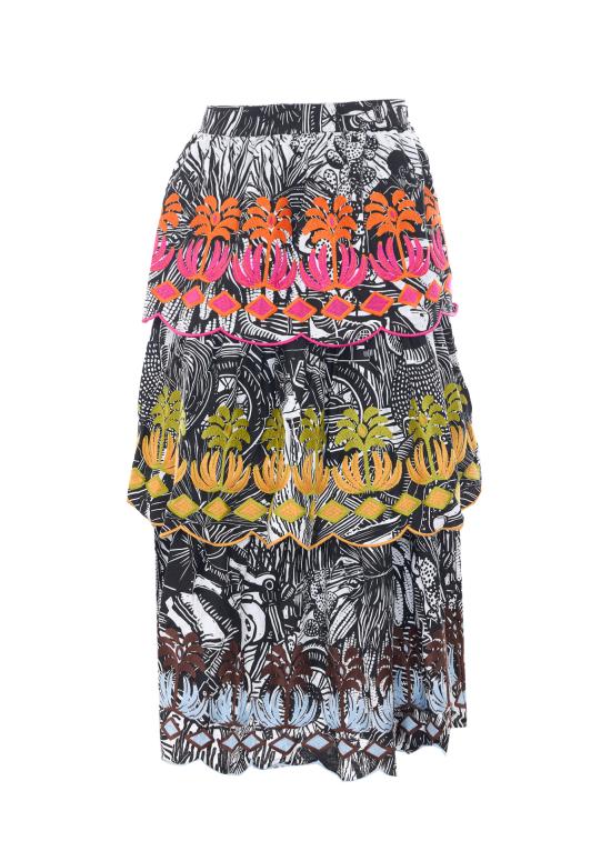 26SS 팜 리오 롱 스커트 357684 26081 Multicolor