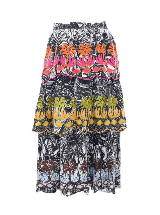 26SS 팜 리오 롱 스커트 357684 26081 Multicolor - FARM RIO