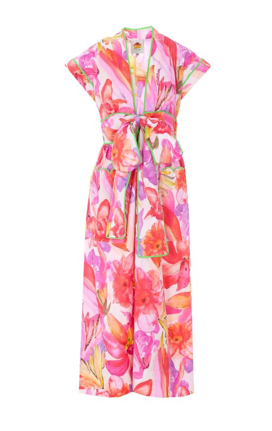 26SS 팜 리오 미디 원피스 358966 26007 Multicolor