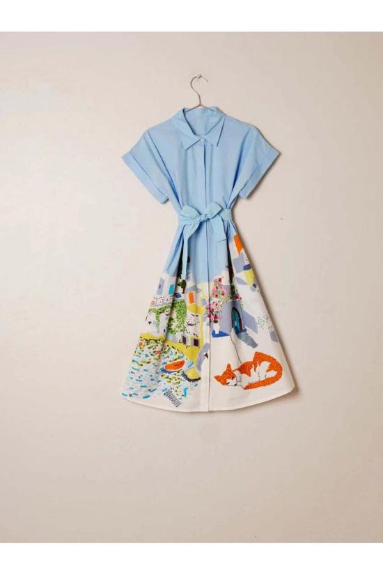  미이 컬렉션 숏 원피스 Mii 컬렉션 엘리오스 드레스 멀티컬러