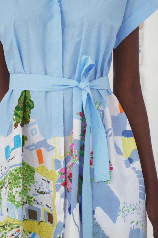  미이 컬렉션 숏 원피스 Mii 컬렉션 엘리오스 드레스 멀티컬러 - MII COLLECTION