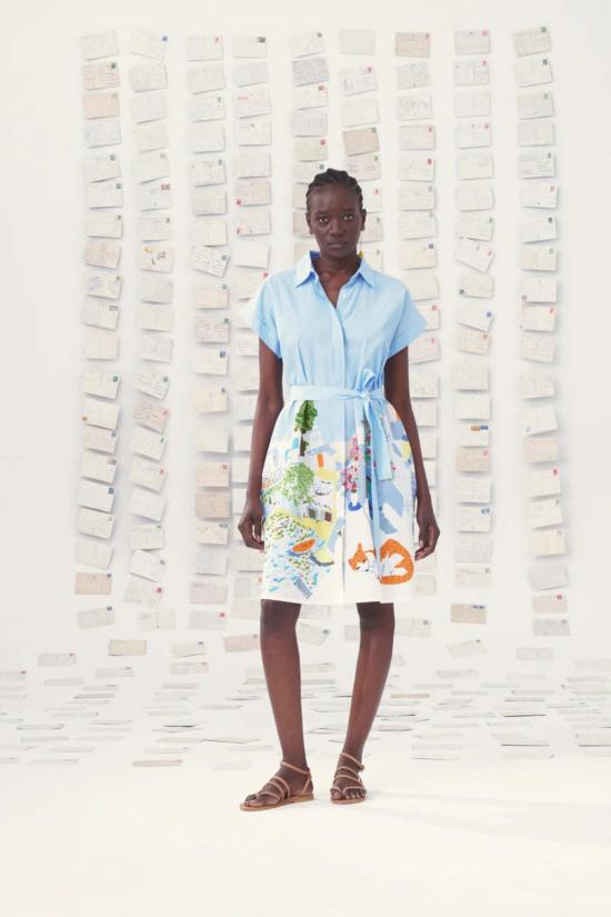  미이 컬렉션 숏 원피스 Mii 컬렉션 엘리오스 드레스 멀티컬러 - MII COLLECTION