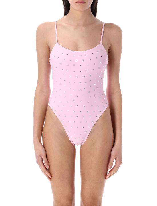 26SS 스윔 바이 디 원피스 수영복 CRYSTALSWIMSUIT BABY PINK Rosa