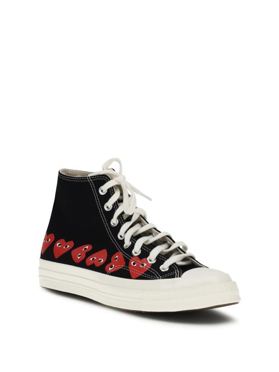 26SS 꼼데가르송 플레이 X 컨버스 스니커즈 AZK127001 1 BLACK - COMME DES GARCONS PLAY CONVERSE