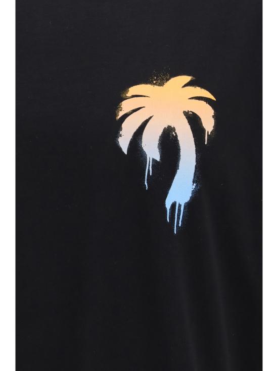 26SS 팜앤젤스 반팔 티셔츠 PMAA10BS26JER003 1001 BLACK - PALM ANGELS