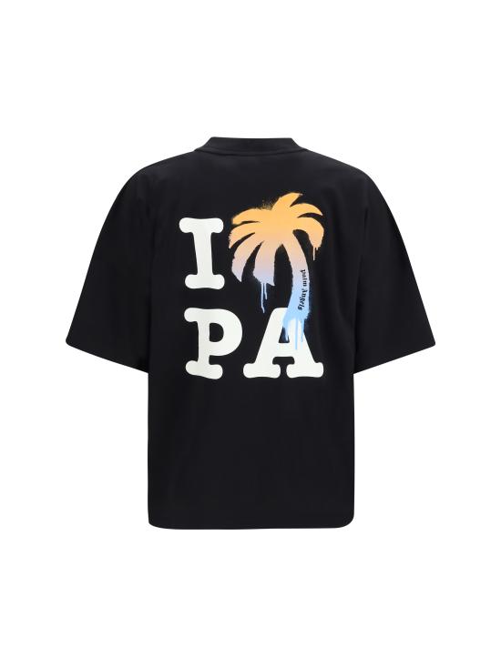 26SS 팜앤젤스 반팔 티셔츠 PMAA10BS26JER003 1001 BLACK - PALM ANGELS