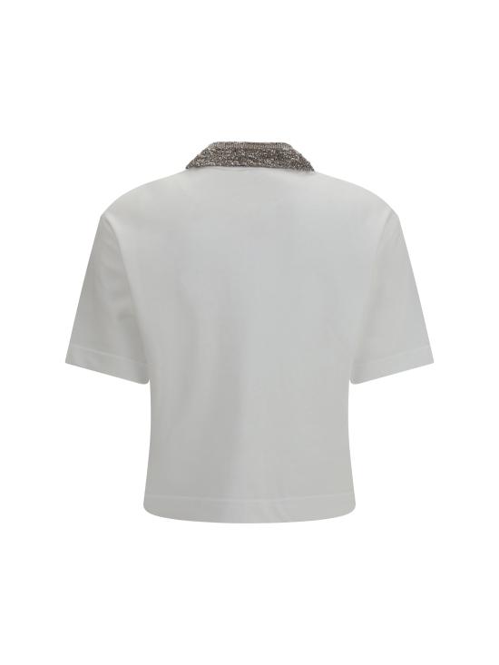 26SS 브루넬로 쿠치넬리 폴로 티셔츠 M0T63EJ105 C6159 WHITE - BRUNELLO CUCINELLI