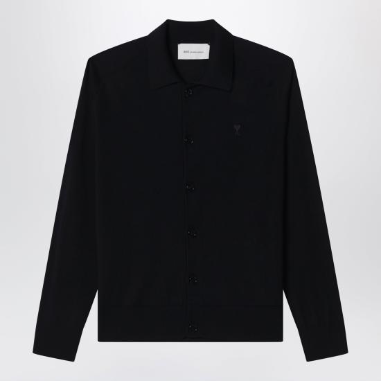 26SS 아미 긴팔 티셔츠 HKC385KN0039 Black