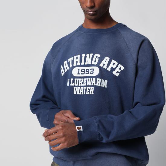 26SS 베이프 긴팔 티셔츠 001SWM301001MCO Blue - BAPE