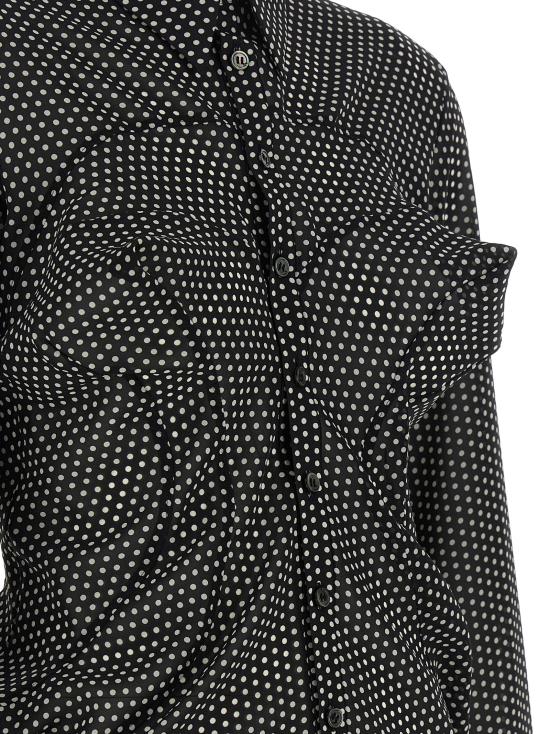 26SS 와타나베 준야 블라우스 JQB0011 White Black - JUNYA WATANABE