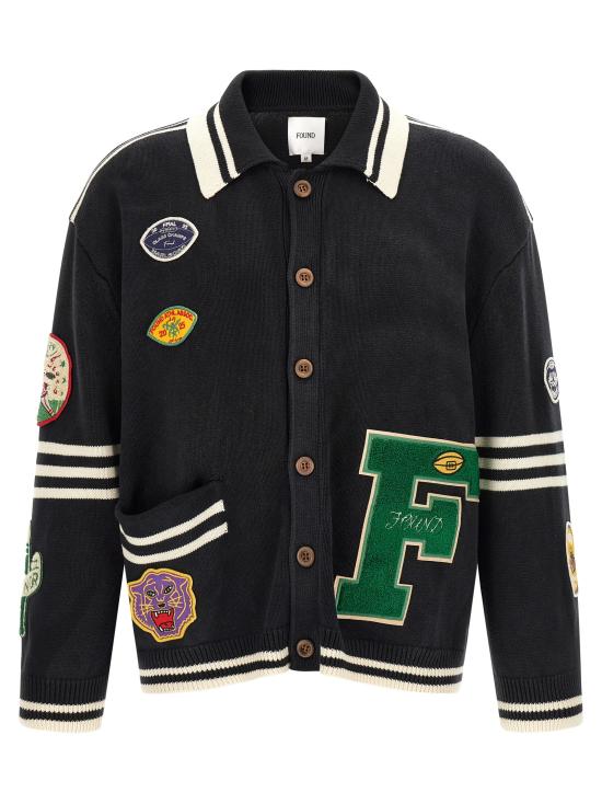 26SS FOUND 가디건 FOSS26CA010120027 Black