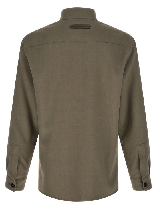 26SS 에르메네질도제냐 긴팔 셔츠 UHV71A3SOT54252 Gray - ERMENEGILDO ZEGNA