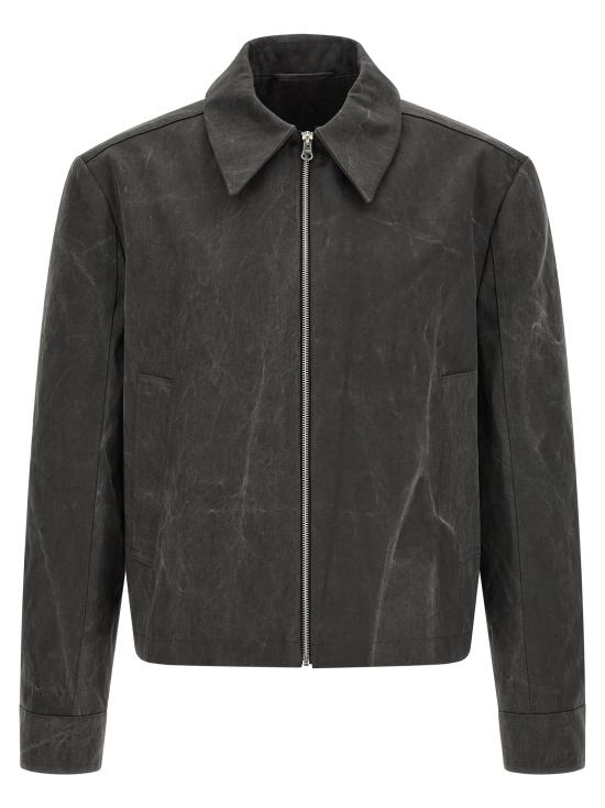 26SS 세퍼 자켓 MSS26TAZIOMARBLECHARCOAL Gray