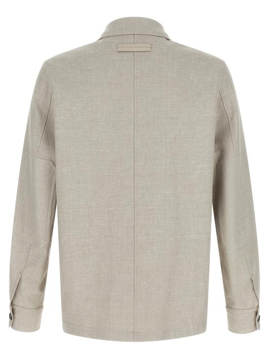 26SS 에르메네질도제냐 긴팔 셔츠 UHV22A3SOT6BN07262 Gray - ERMENEGILDO ZEGNA