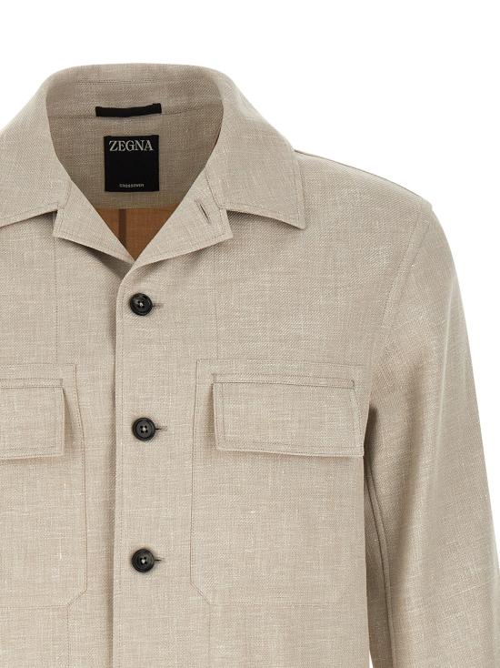 26SS 에르메네질도제냐 긴팔 셔츠 UHV22A3SOT6B262 Gray - ERMENEGILDO ZEGNA