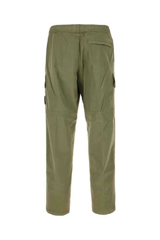 26SS 스톤 아일랜드 스트레치 오가닉 코튼 트윌 루즈핏 카고 팬츠 S153100020S0A10 V005G MILITARY GREEN - STONE ISLAND