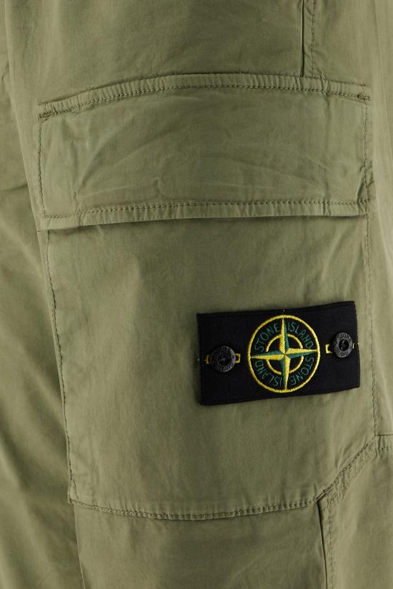 26SS 스톤 아일랜드 스트레치 오가닉 코튼 트윌 루즈핏 카고 팬츠 S153100020S0A10 V005G MILITARY GREEN - STONE ISLAND