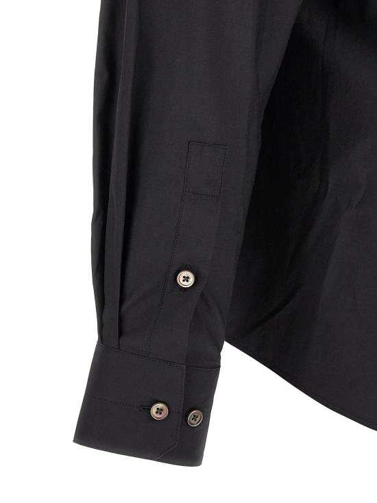 26SS 르메르 긴팔 셔츠 SH1236LF1500BK998 Black - LEMAIRE