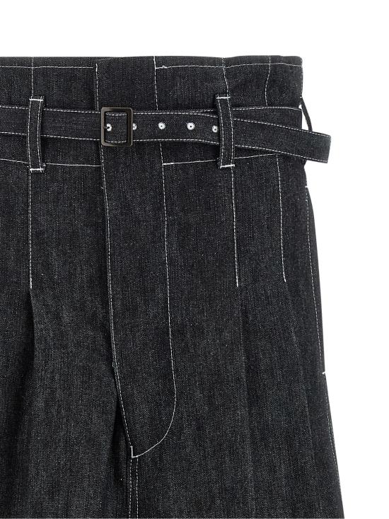 26SS 와타나베 준야 데님 팬츠 JQP0081 Black - JUNYA WATANABE