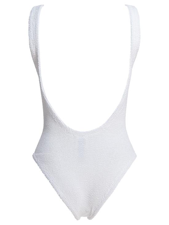 26SS 훈자 지 원피스 수영복 SQUARE NECK SWIMCRINKLEWHITE White - HUNZA G