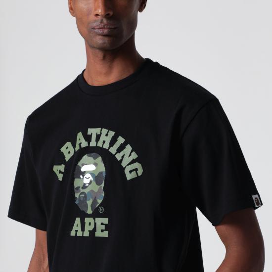 26SS 베이프 반팔 티셔츠 001TEM301013MCO Black - BAPE