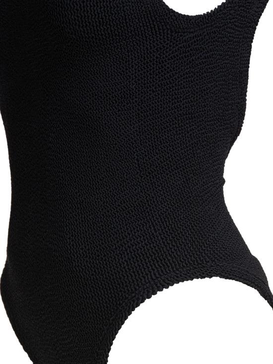 26SS 훈자 지 원피스 수영복 SQUARE NECK SWIMCRINKLEBLACK - HUNZA G