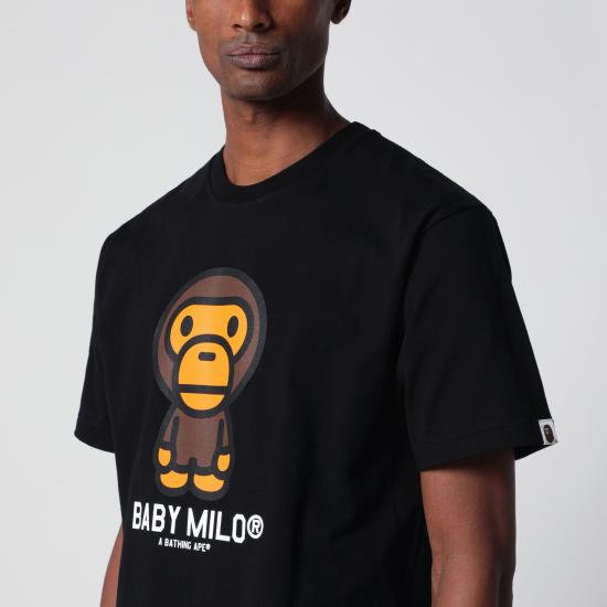 26SS 베이프 반팔 티셔츠 002TEM301001MCO Black - BAPE