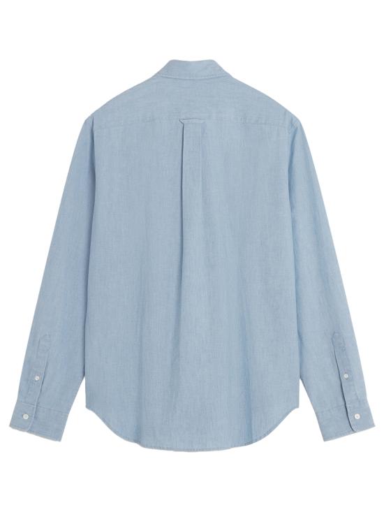 26SS 메종키츠네 긴팔 셔츠 QM00426WC5006 0434 PURE BLUE - MAISON KITSUNE