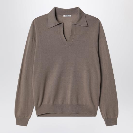 26SS 오라리 폴로 티셔츠 A26SP02SCWS Beige
