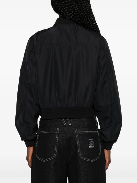 26SS 세이브더덕 봄버 자켓 D32703W TWIL22 10000 BLACK - SAVE THE DUCK