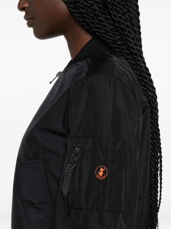 26SS 세이브더덕 봄버 자켓 D32703W TWIL22 10000 BLACK - SAVE THE DUCK