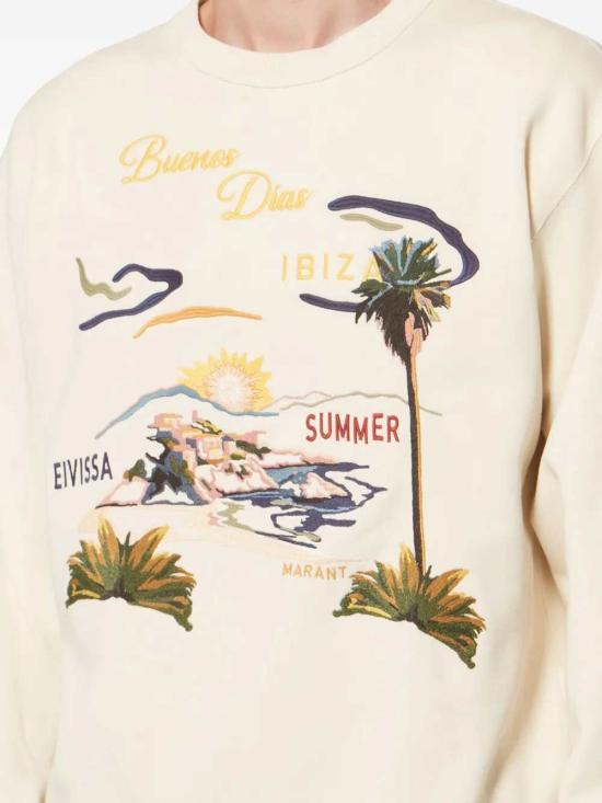 26SS 이자벨마랑 미코이 로고 스웨트 셔츠 SW0029HAD1M06H 23EC - ISABEL MARANT