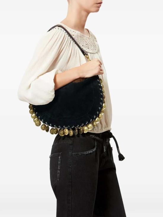 26SS 이자벨마랑 숄더백 BF0066FHD2C16M 01 BLACK - ISABEL MARANT