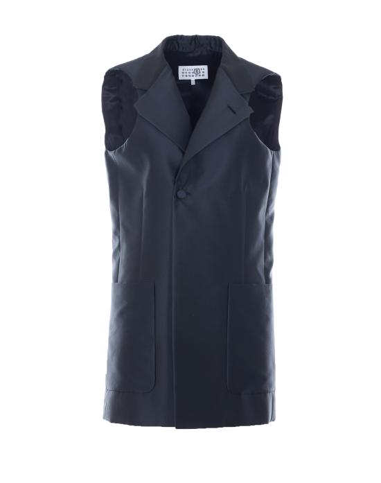 26SS MM6 메종마르지엘라 베스트 S62FB0087 M35881900 Black