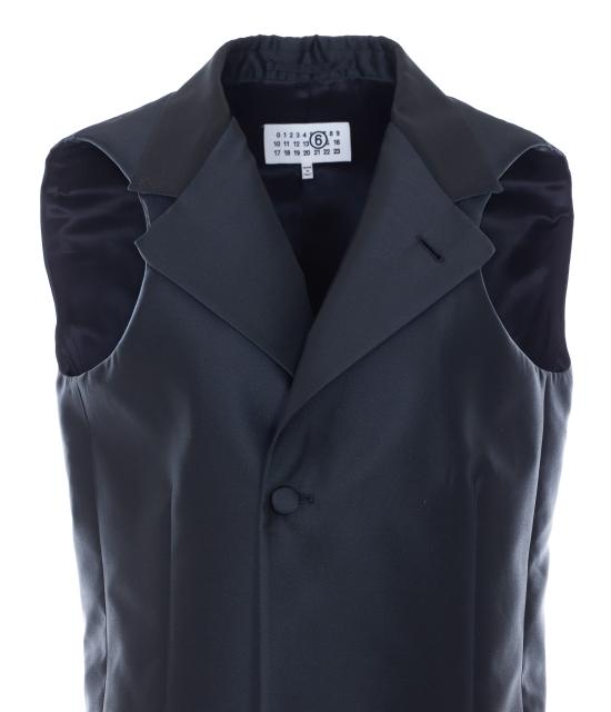 26SS MM6 메종마르지엘라 베스트 S62FB0087 M35881900 Black - MM6 MAISON MARGIELA