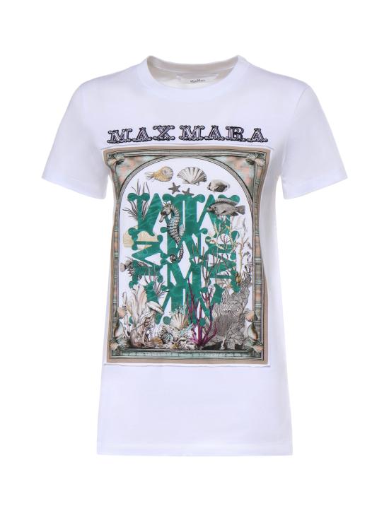 26SS 막스마라 반팔 티셔츠 2611941062600 019 Optical white
