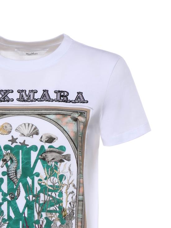 26SS 막스마라 반팔 티셔츠 2611941062600 019 Optical white - MAX MARA