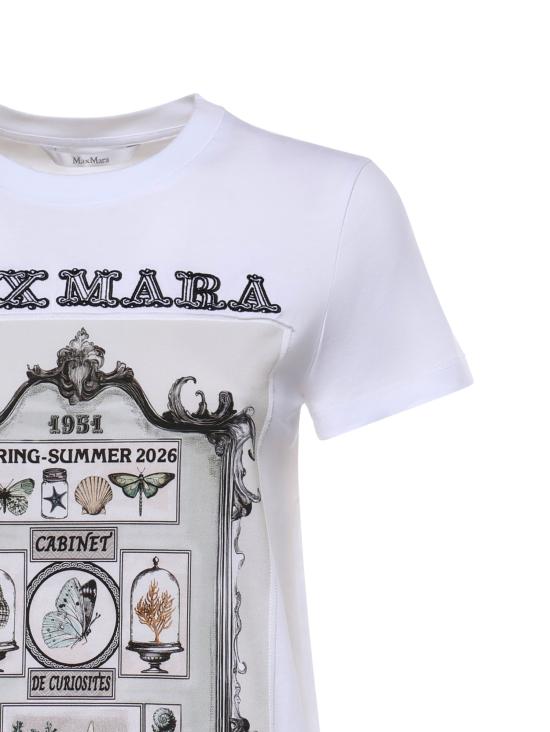 26SS 막스마라 스파디노 코튼 티셔츠 2611941062600 020 Optical white - MAX MARA