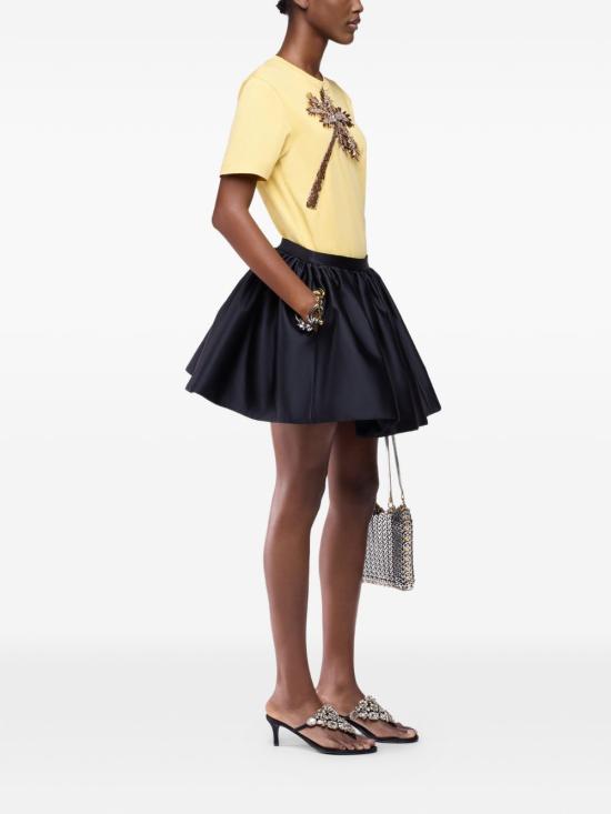 26SS 파코라반 숏 스커트 26ECJU192PO0226 P001 Nero - PACO RABANNE