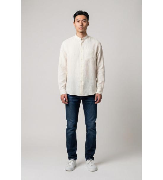 26SS 울리치 긴팔 셔츠 CFWOSI2034MR UT52848270 ARTIC WHITE - WOOLRICH