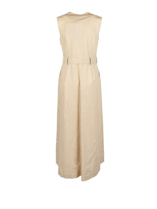 26SS 울리치 롱 원피스 CFWWDR0184FR UT39448640 WHITE PEPPER - WOOLRICH