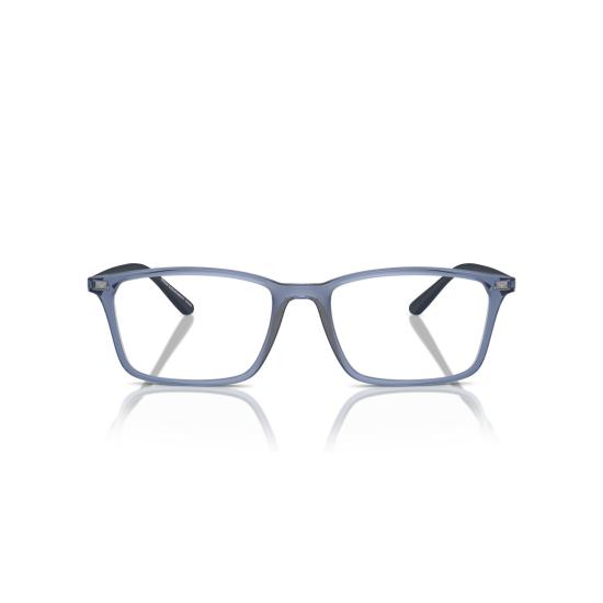 26SS 엠포리오 아르마니 안경 0Ea3237 반투명 블루 직사각형  (슬림 템플) - EMPORIO ARMANI