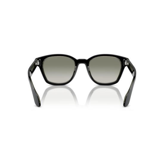  조르지오 아르마니 선글라스 0Ar8207 사각 프레임 블랙 아세테이트  (그라데이션 렌즈 포함) - GIORGIO ARMANI