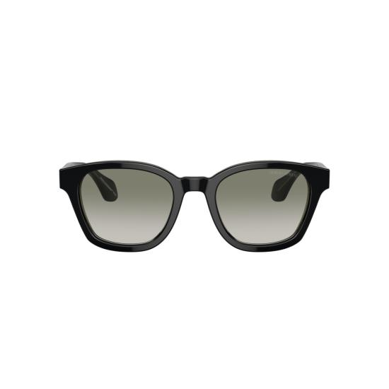  조르지오 아르마니 선글라스 0Ar8207 사각 프레임 블랙 아세테이트  (그라데이션 렌즈 포함) - GIORGIO ARMANI