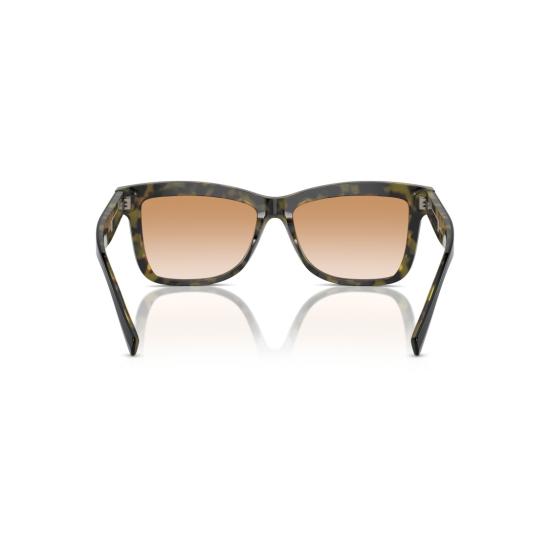  브루넬로 쿠치넬리 선글라스 0Bc4009s 볼드한 직사각형 아세테이트  (호피무늬 다리) - BRUNELLO CUCINELLI