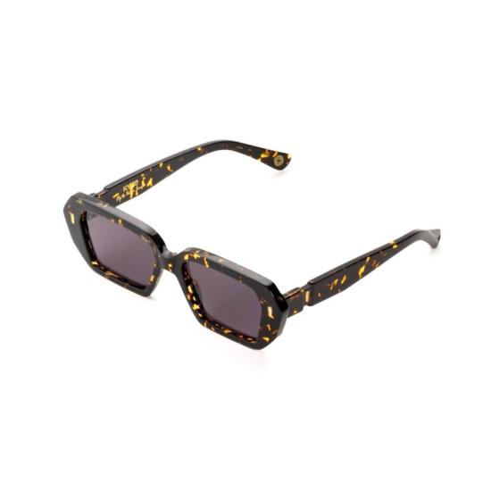  키메 선글라스 Rylee3 오버사이즈 호피무늬  (그라데이션 렌즈 포함) - KYME