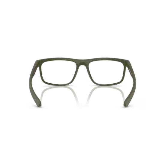 26SS 엠포리오 아르마니 안경 0Ea3246 무광 올리브 그린 프레임 직사각형 안경 - EMPORIO ARMANI