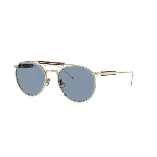  브루넬로 쿠치넬리 선글라스 0BC2004ST 골드 마감 원형 티타늄 - BRUNELLO CUCINELLI